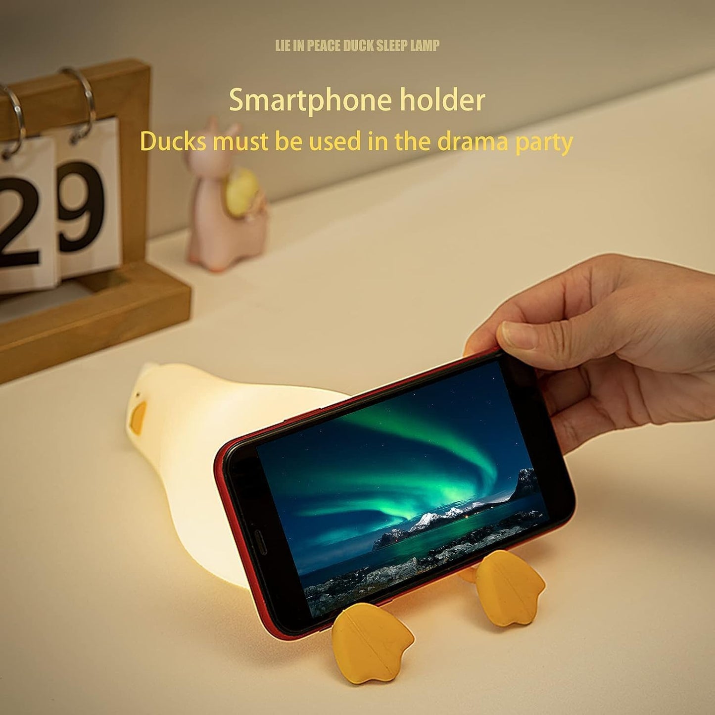 Sleep Duck Touch Silicone Lamp (USB Rechargeable)