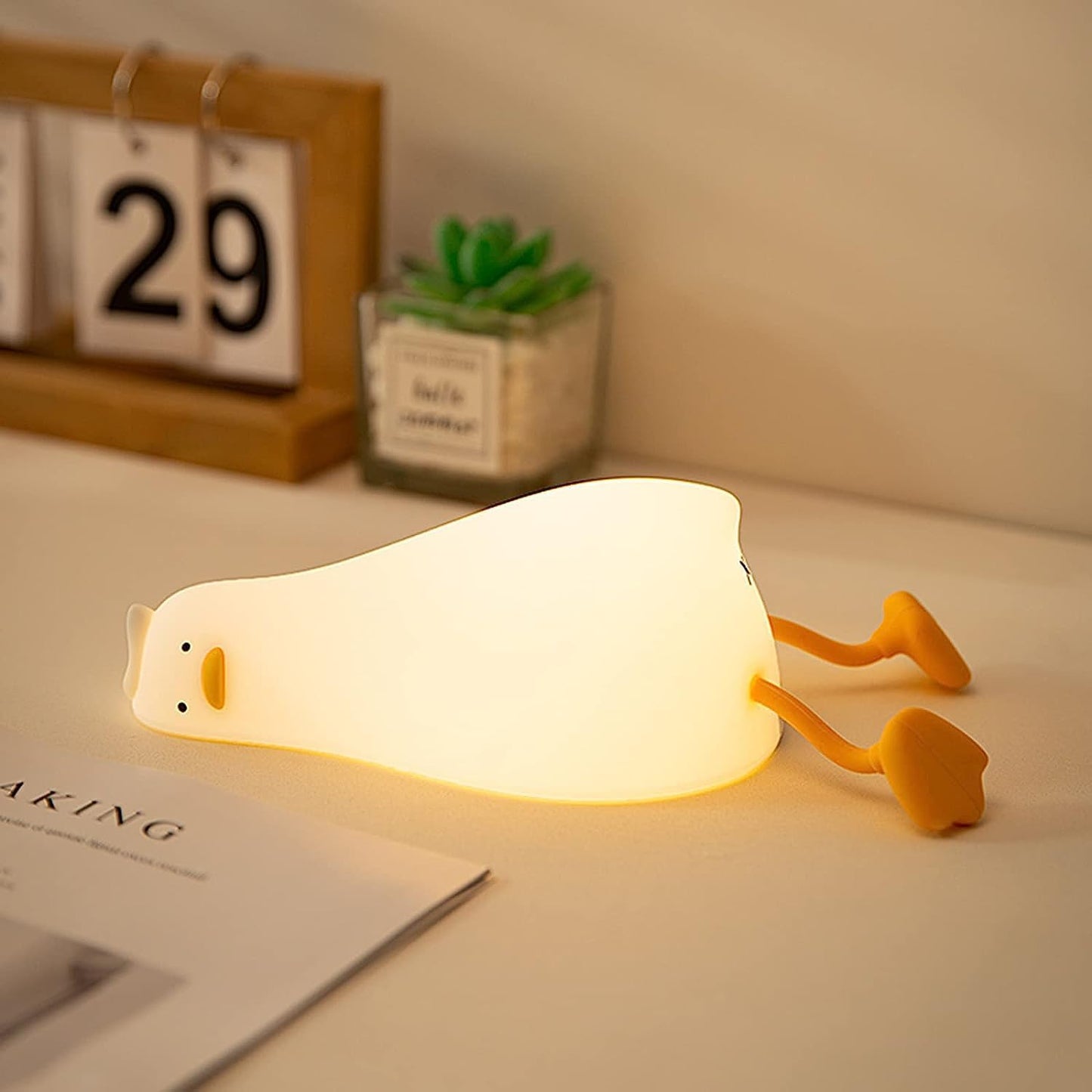 Sleep Duck Touch Silicone Lamp (USB Rechargeable)