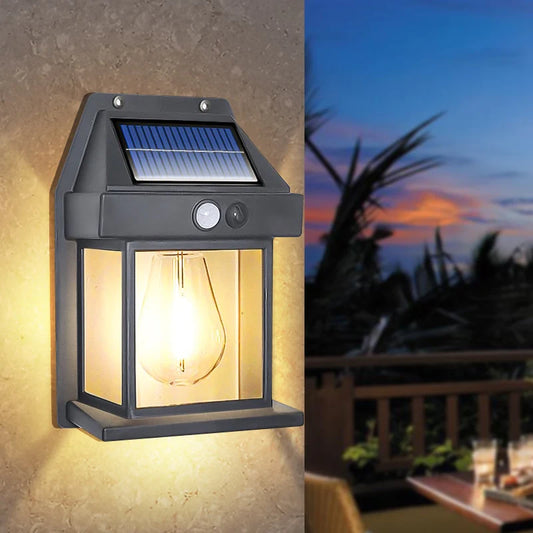 Solar Powered Wall Lamp ( Heavy quality - 1200 mAh batteries ) - WestNest.in
