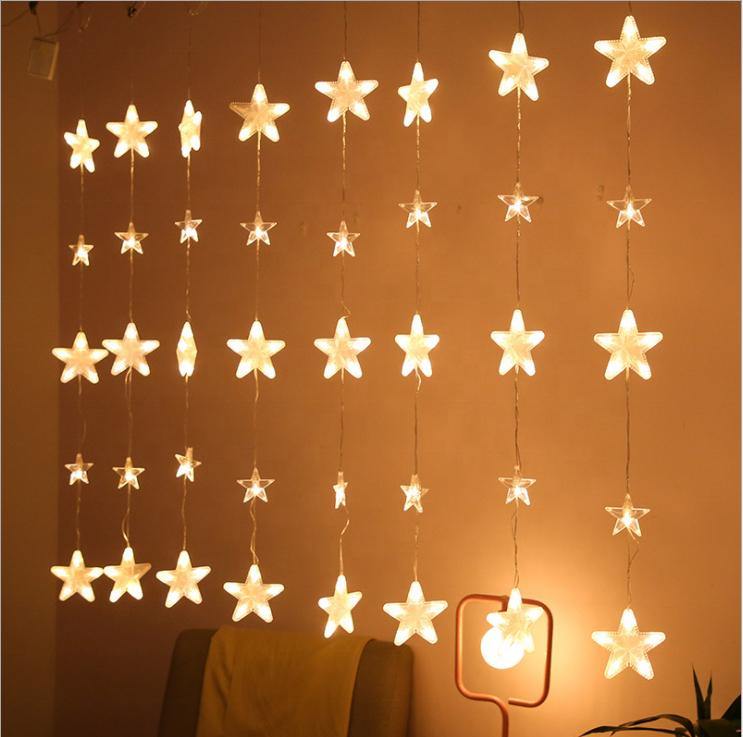 40 Stars Curtain Lights ( Plug in ) - WestNest.in