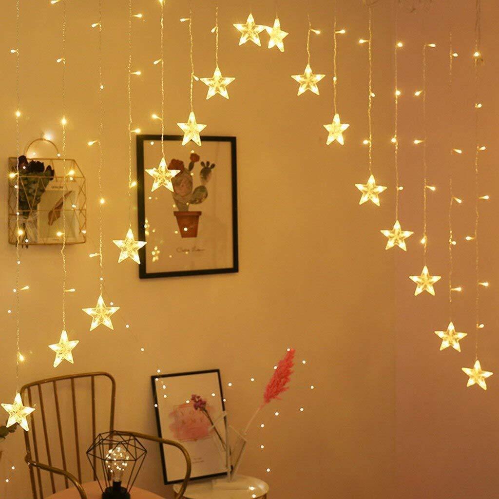Star LED Curtain String Light (16 Stars) - WestNest.in