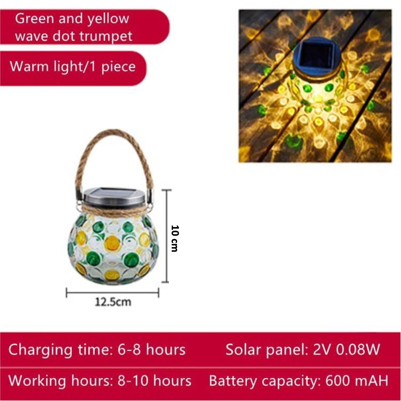 Solar Peacock Jar lights