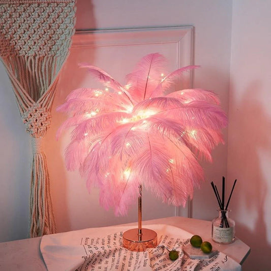 Feathery Tree Table Lamp