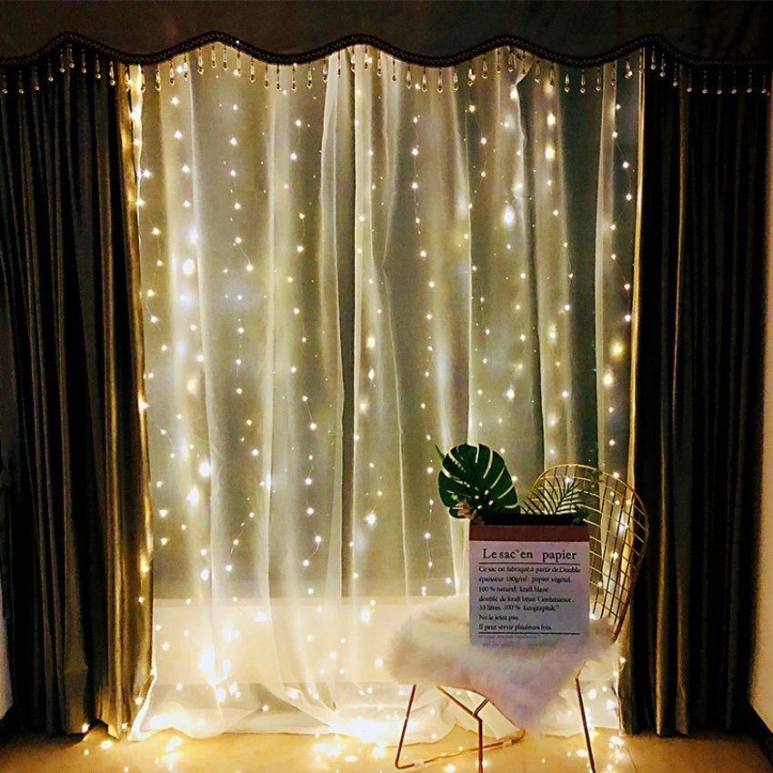Fairy Curtain Lights ( 300 LEDs ) with Remote Control - WestNest.in